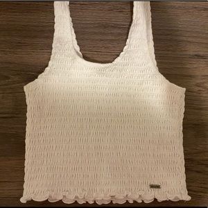 hollister ribbed crop tank
